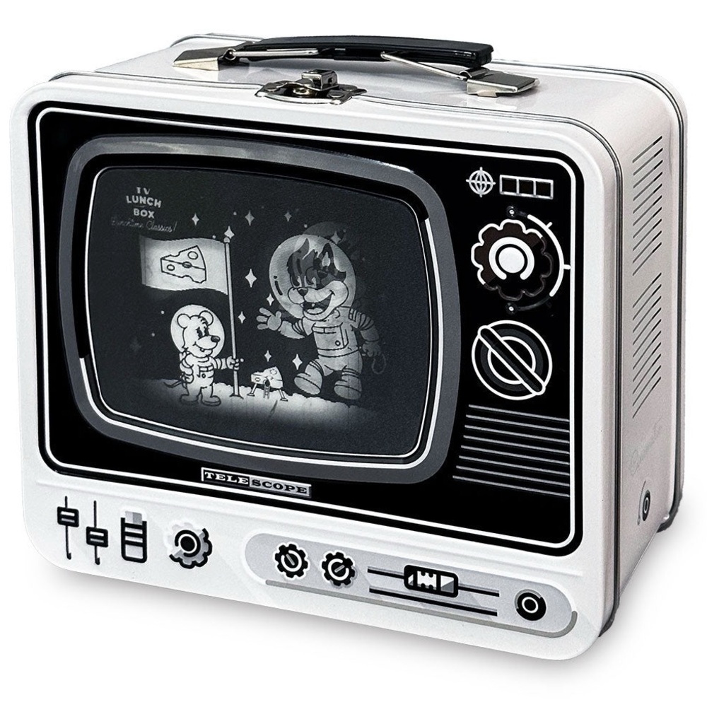 8” Retro TV Lunch Box - Moon Landing